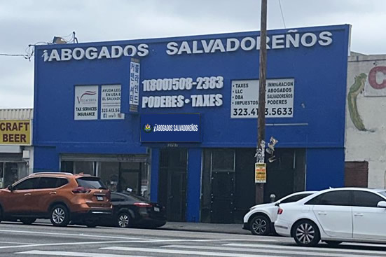 Despacho legal de Abodos y Notarios Salvadoreños en Los Angeles