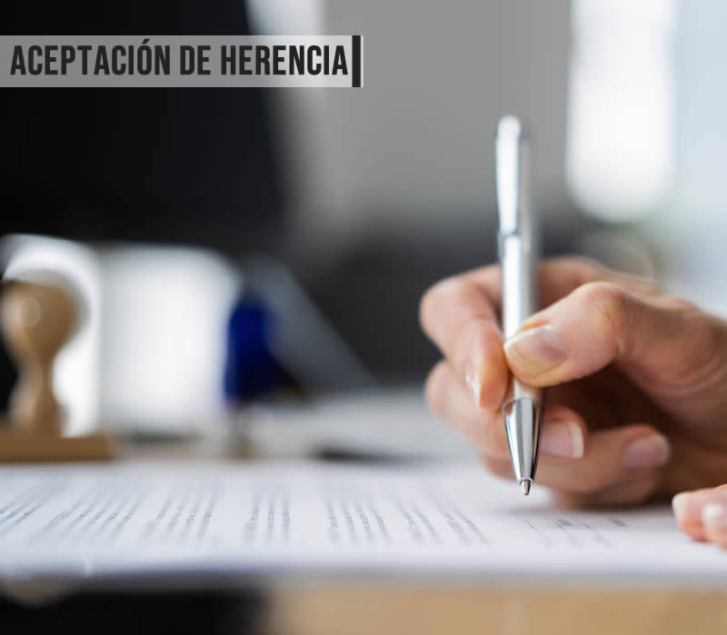 Aceptación de Herencia en El Salvador desde EEUU