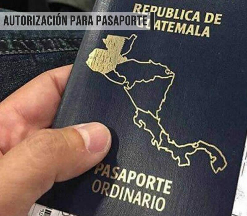 Autorización para Pasaporte para el Salvador