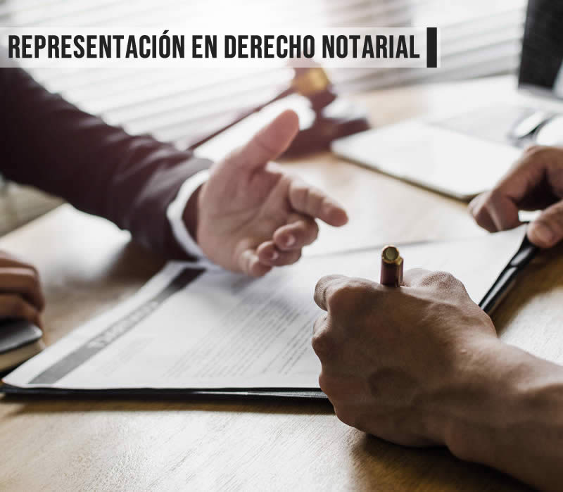 Representación en Derecho Notarial