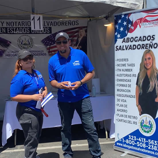 Compartiendo con la comunidad salvadoreña en el día del salvadoreño