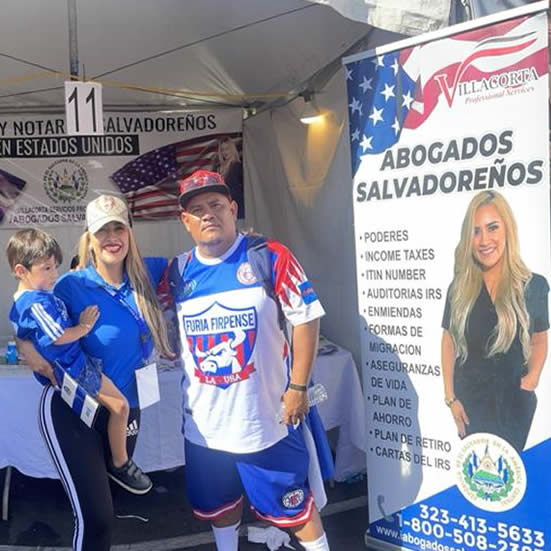 Compartiendo con la comunidad salvadoreña en el día del salvadoreño