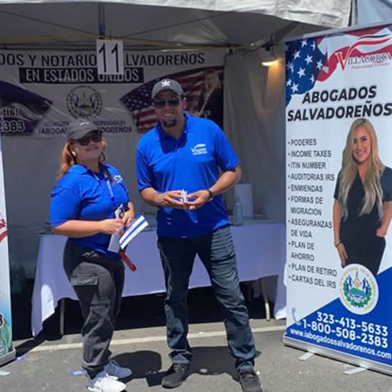 Compartiendo con la comunidad salvadoreña en el día del salvadoreño