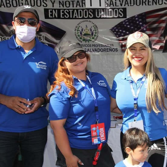 Compartiendo con la comunidad salvadoreña en el día del salvadoreño