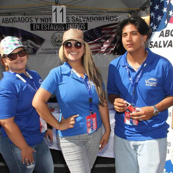 Compartiendo con la comunidad salvadoreña en el día del salvadoreño